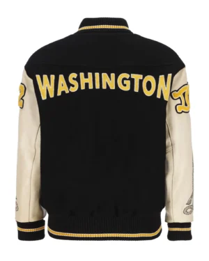 Alternative view of Washington Dee Cee Letterman logo Embroidered Varsity Jacket