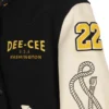 Washington Dee Cee Letterman logo Embroidered Varsity Jacket - Image 3