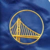 Women's Golden State Warriors Reliever Raglan Full-Snap Satin Varsity Jacket
