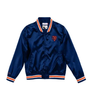 Women's Lightweight Raglan Satin Jacket Chicago Bears