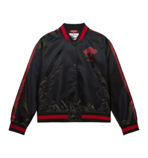 Women's Lightweight Raglan Satin Jacket Buffalo Bills