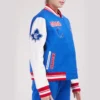 Montreal Canadiens Women's Retro Classic Wool & Leather Varsity Jacket - Image 2