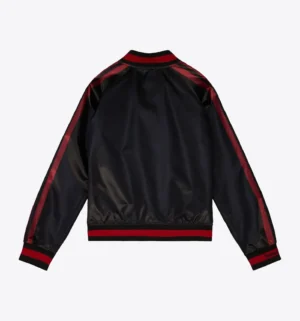 Alternative view of Women's Chicago Blackhawks Raglan Satin Jacket