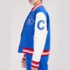 Montreal Canadiens Women's Retro Classic Wool & Leather Varsity Jacket - Image 3
