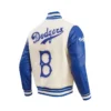 Brooklyn Dodgers Retro Classic Men´s Rib Wool Varsity Jacket - Image 4