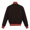 Anaheim Ducks One Color Full Wool Varsity Jacket - Image 2