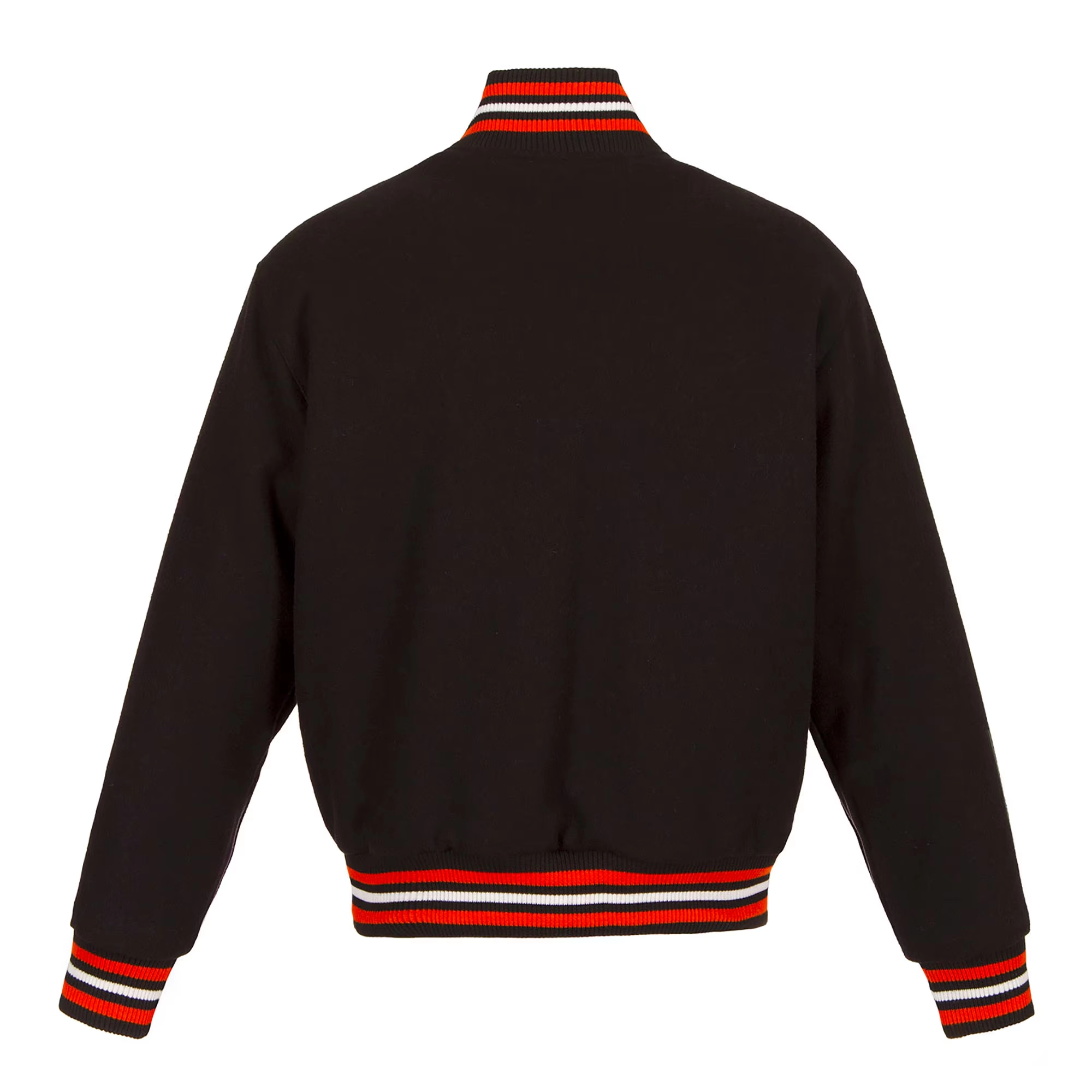 Anaheim Ducks One Color Full Wool Varsity Jacket - Image 2