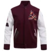 Arizona Coyotes Pro Standard Classic Wool & Leather Varsity Jacket
