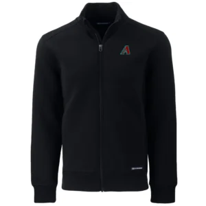 Arizona Diamondbacks Black Polyester Varsity Jacket
