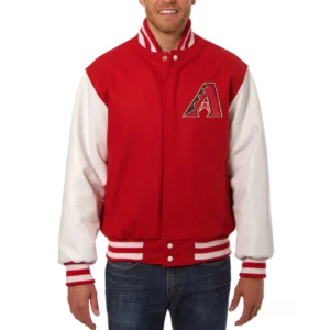 Arizona Diamondbacks Domestic Red Varsity Jacket
