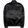 Arizona Diamondbacks Triple Black Satin Bomber Jacket - Image 2