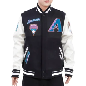 Arizona Diamondbacks Pro Standard Black Varsity Jacket