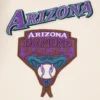 Arizona Diamondbacks Retro Classic Cream/Purple Wool & Leather Varsity Jacket - Image 6