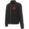 Arizona Diamondbacks Reversible Fleece Black Varsity Jacket