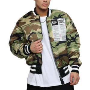 Alternative view of Arizona Diamondbacks MA-1 Reversible Varsity Jacket
