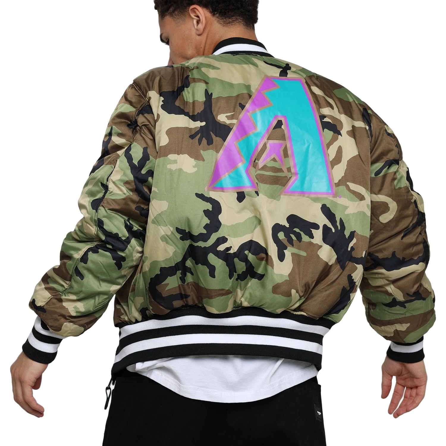 Arizona Diamondbacks MA-1 Reversible Varsity Jacket - Image 5