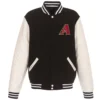 Arizona Diamondbacks Reversible Wool & Leather Varsity Jacket