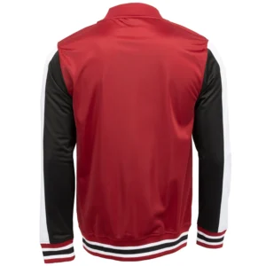 Alternative view of Arizona Diamondbacks Vintage Red/Black Polyester Varsity Jacket