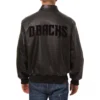 Arizona Diamondbacks Full Leather Black Bomber Jacket - Image 2