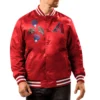 Arizona Diamondbacks Starter Full-Snap Red Satin Varsity Jacket