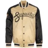 Arizona Diamondbacks Starter Full-Snap Satin Varsity Jacket Gold & Black