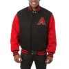 Arizona Diamondbacks Two Tone Black & Red Varsity Jacket