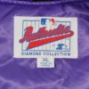 Arizona Diamondbacks Bomber Purple/Black Satin Varsity Jacket - Image 4
