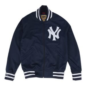 New York Yankees Team Legacy 1988 Authentic BP Satin Navy Jacket