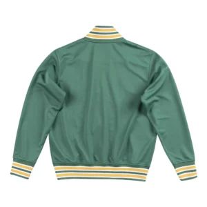 Alternative view of Oakland Athletics 1991 Team Legacy Authentic BP Green Satin Jacket