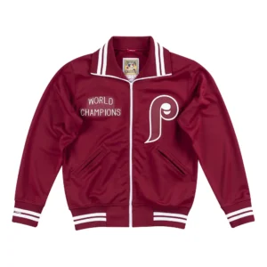 Philadelphia Phillies Heavyweight Full-Zip 1981 Authentic BP Jacket