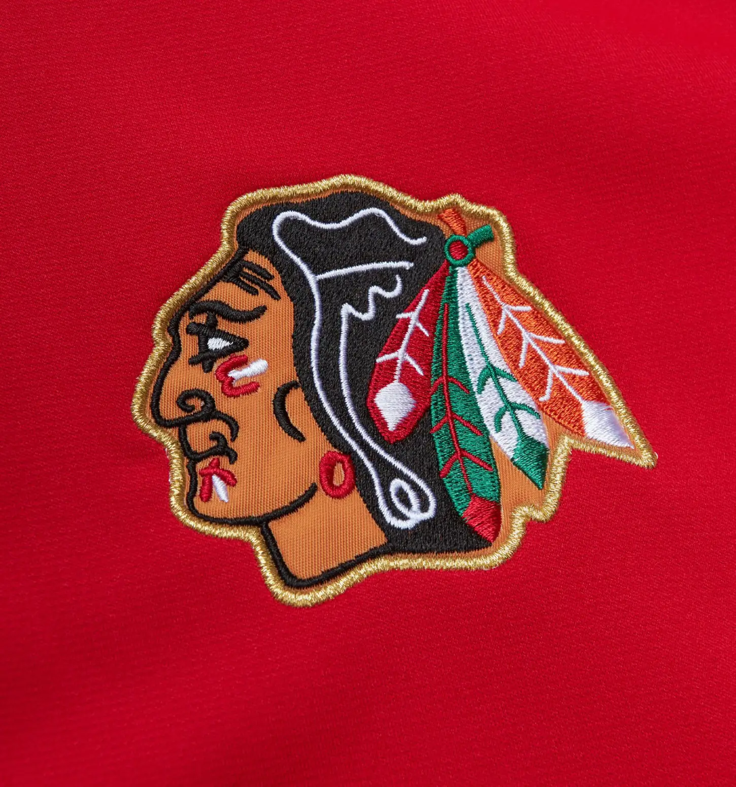 Chicago Blackhawks 1971 Warm Up Red Jacket - Image 3