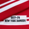 New York Rangers 1977 Warm Up Team Legacy Varsity Jacket - Image 4