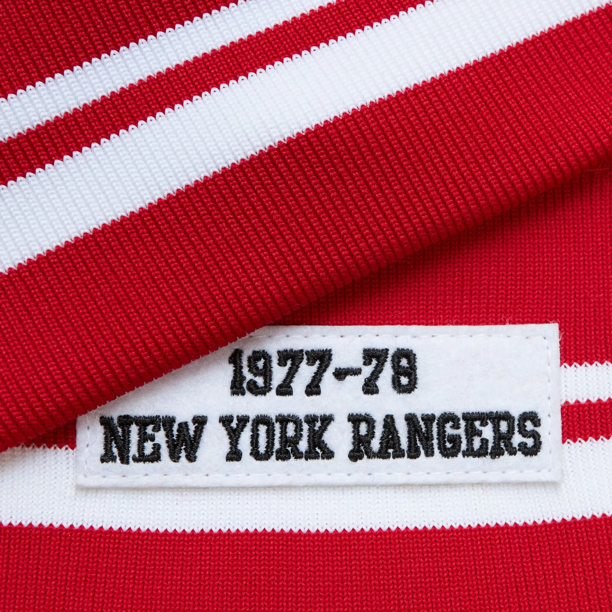 New York Rangers 1977 Warm Up Team Legacy Varsity Jacket - Image 4