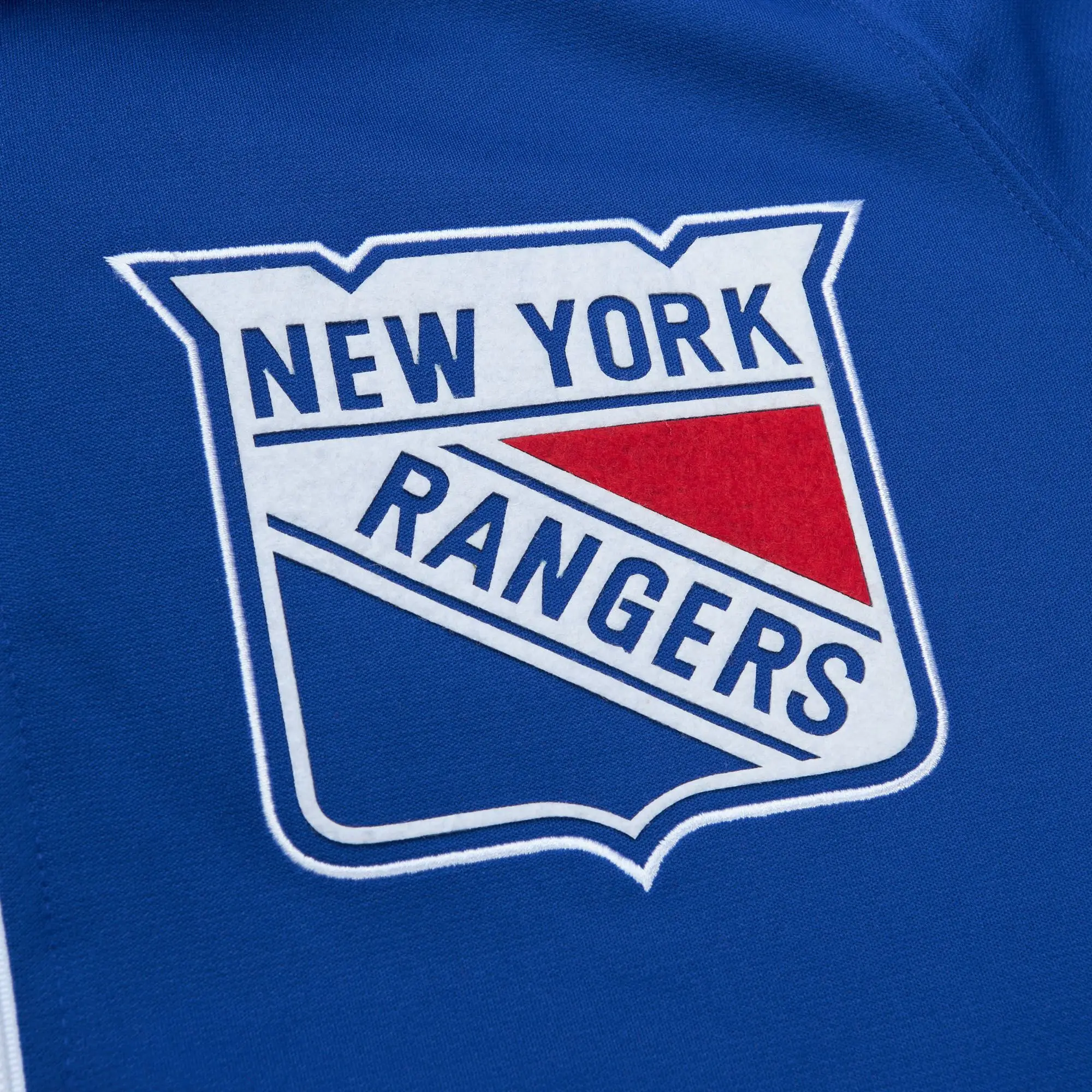 New York Rangers 1977 Warm Up Team Legacy Varsity Jacket - Image 3