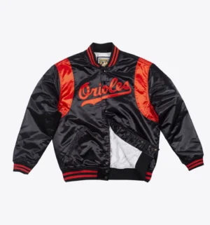 Authentic Satin Prime Time Jacket Baltimore Orioles 1970