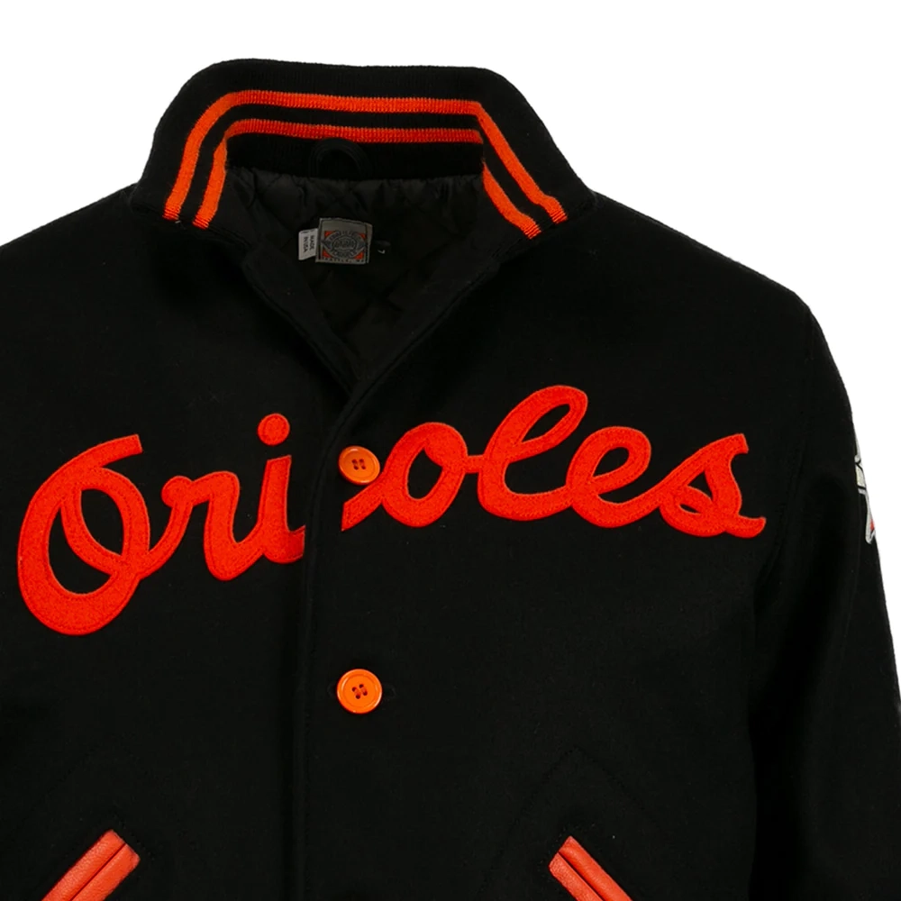 Baltimore Orioles Letterman 1966 Authentic Wool Varsity Jacket - Image 4
