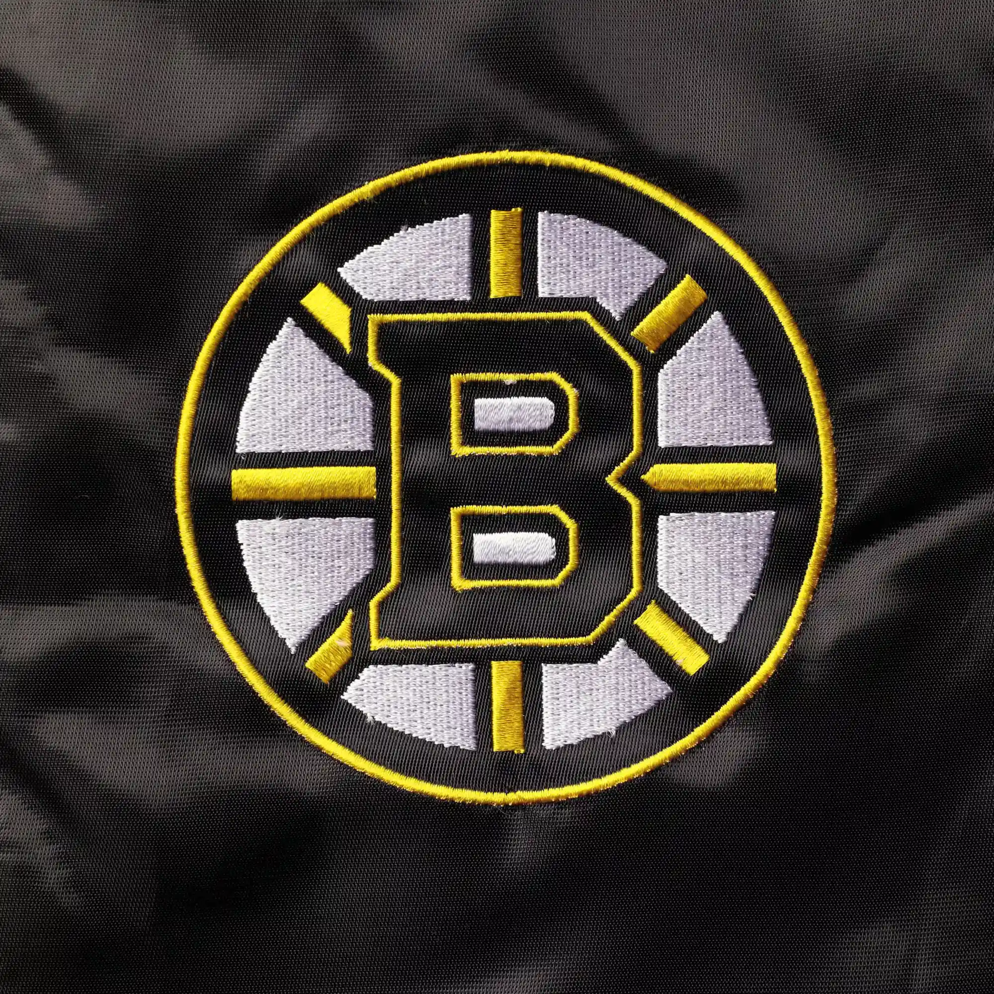 Boston Bruins The Leader Satin Varsity Jacket - Image 3