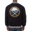 Buffalo Sabres One Color Full Wool Varsity Jacket - Image 2