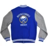 Buffalo Sabres Letterman Full-Snap Wool Varsity Jacket - Image 2
