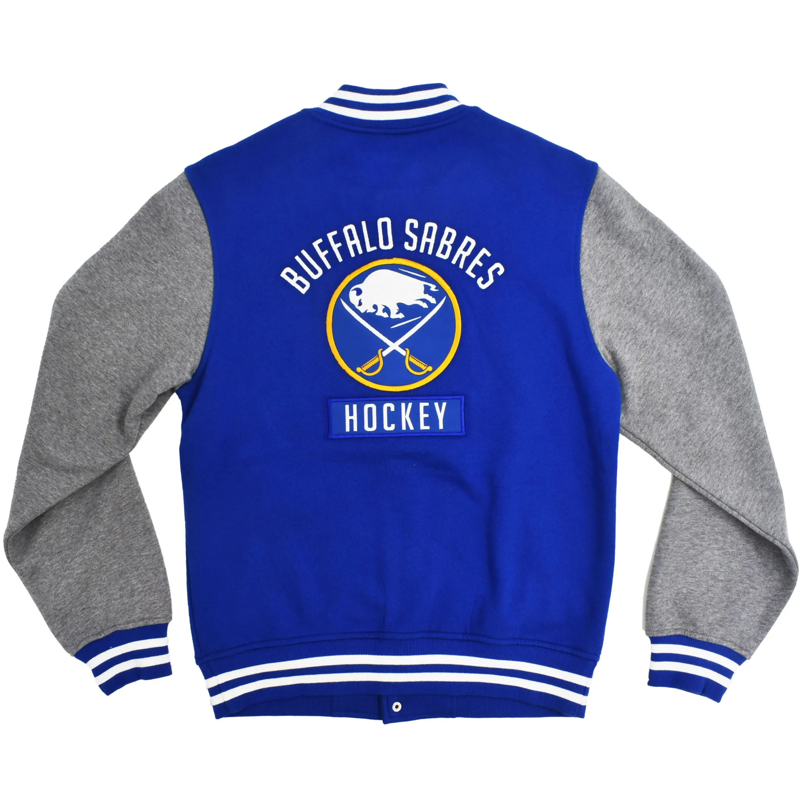 Buffalo Sabres Letterman Full-Snap Wool Varsity Jacket - Image 2