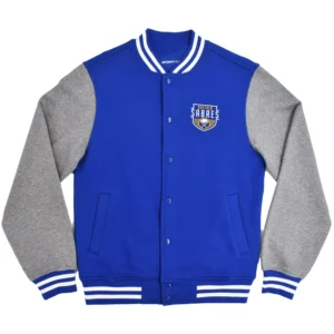 Buffalo Sabres Letterman Full-Snap Wool Varsity Jacket