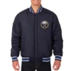 Buffalo Sabres One Color Full Wool Varsity Jacket - Image 2