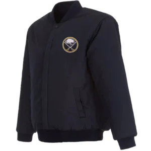 Alternative view of Buffalo Sabres One Color Full Wool Varsity Jacket