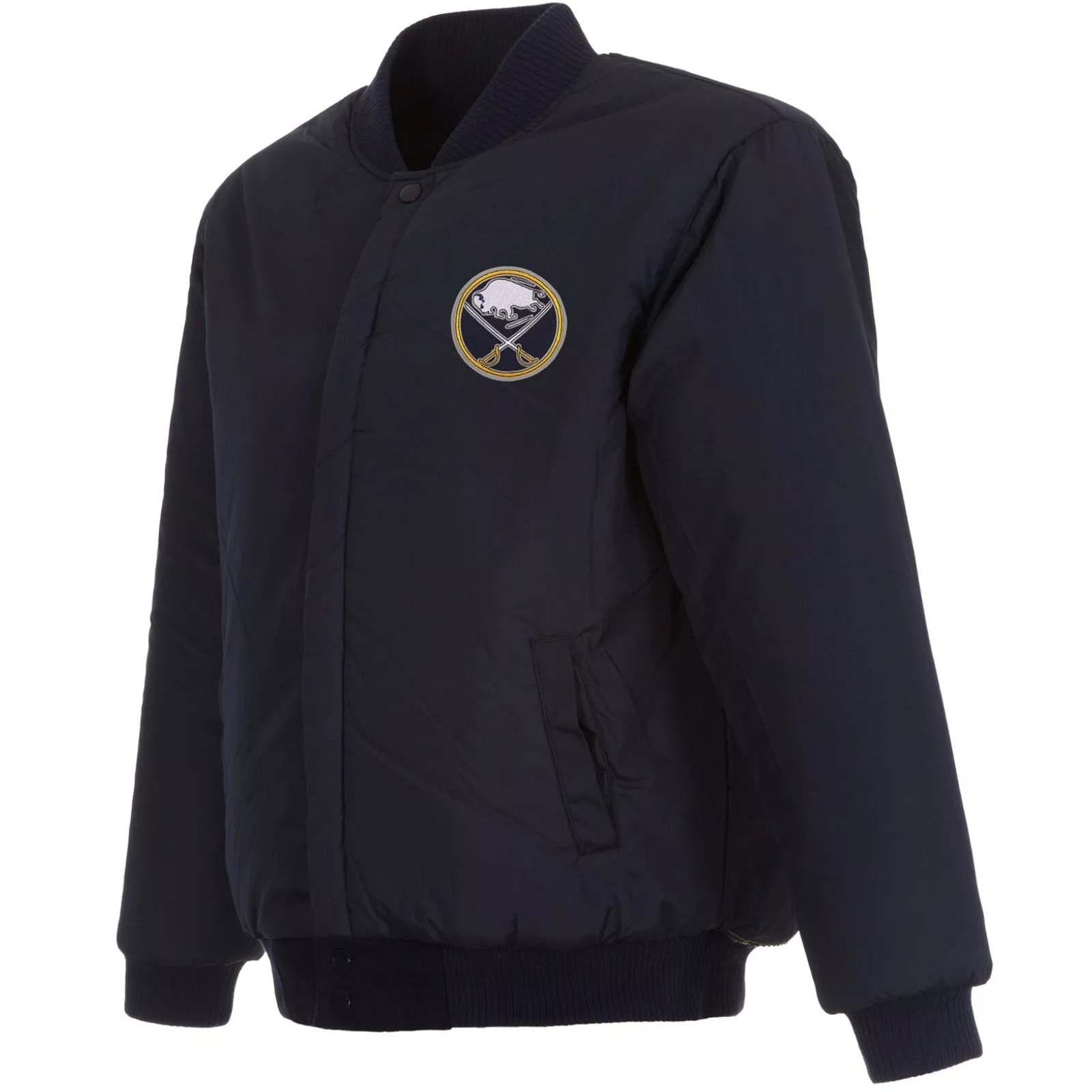 Buffalo Sabres One Color Full Wool Varsity Jacket - Image 2