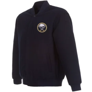 Buffalo Sabres One Color Full Wool Varsity Jacket