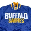 Buffalo Sabres Snap Up Satin Varsity Jacket - Image 2