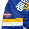 Buffalo Sabres Snap Up Satin Varsity Jacket - Image 3