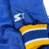Buffalo Sabres Snap Up Satin Varsity Jacket - Image 5