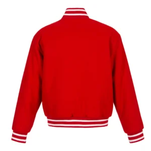 Alternative view of Calgary Flames One Color Full Wool Varsity Jacket