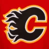 Calgary Flames One Color Full Wool Varsity Jacket - Image 3